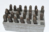 Mixed lot of 26 LS 1/8'' Letter Punches