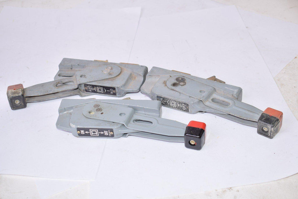 Mixed Lot of 3 Square D Circuit Breaker Handles Operating Mechanisms - Misc Lot