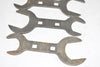 Mixed Lot of 5 Double End Machinist Wrenches, Machine Wrenches, Mixed Sizes
