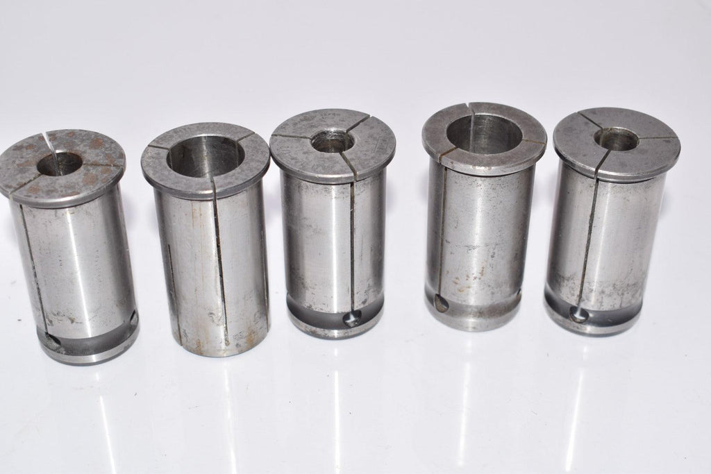 Mixed Lot of 5 Lyndex NIKKEN/ Other Straight Collets Milling Chuck Collets, Mixed Sizes