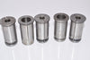 Mixed Lot of 5 Lyndex NIKKEN/ Other Straight Collets Milling Chuck Collets, Mixed Sizes