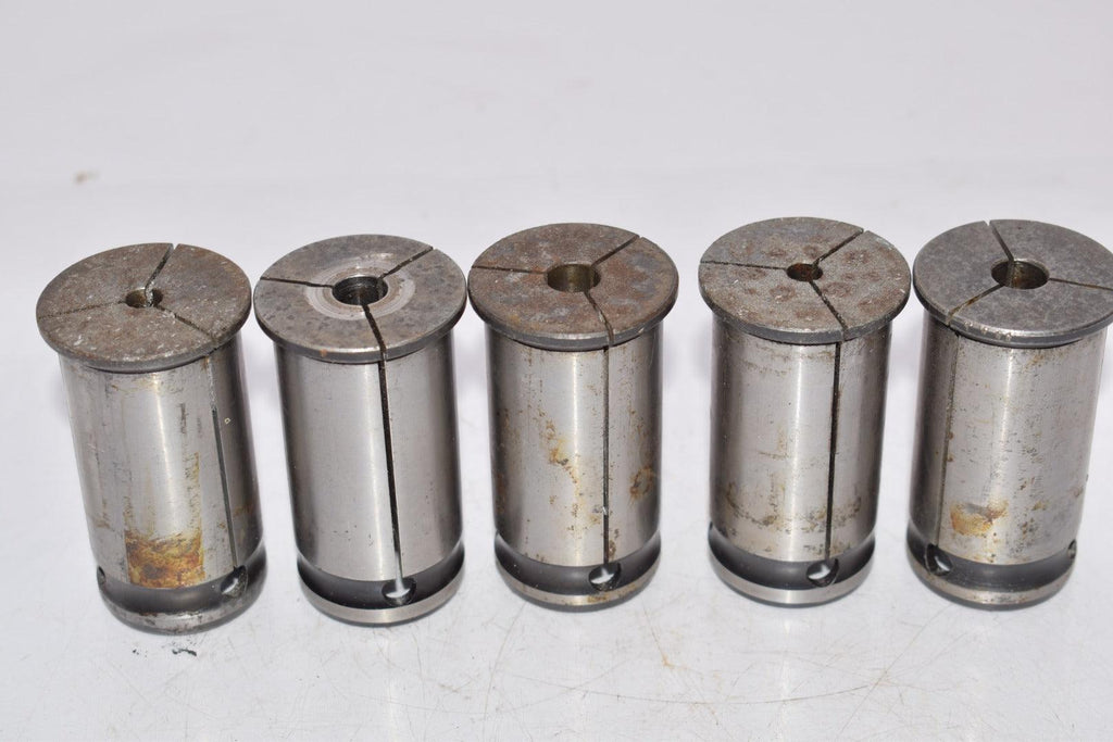 Mixed Lot of 5 LYNDEX NIKKEN Straight Collets Milling Chuck Mixed Sizes Machinist Tooling