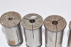 Mixed Lot of 5 LYNDEX NIKKEN Straight Collets Milling Chuck Mixed Sizes Machinist Tooling