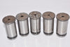 Mixed Lot of 5 LYNDEX NIKKEN Straight Collets Mixed Sizes, Machinist Tooling