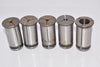 Mixed Lot of 5 LYNDEX NIKKEN Straight Collets Mixed Sizes, Machinist Tools, Milling