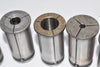 Mixed Lot of 5 LYNDEX NIKKEN Straight Collets Mixed Sizes, Machinist Tools