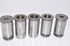 Mixed Lot of 5 Lyndex Nikken/Other Milling Chuck Collets, Machinist Tooling