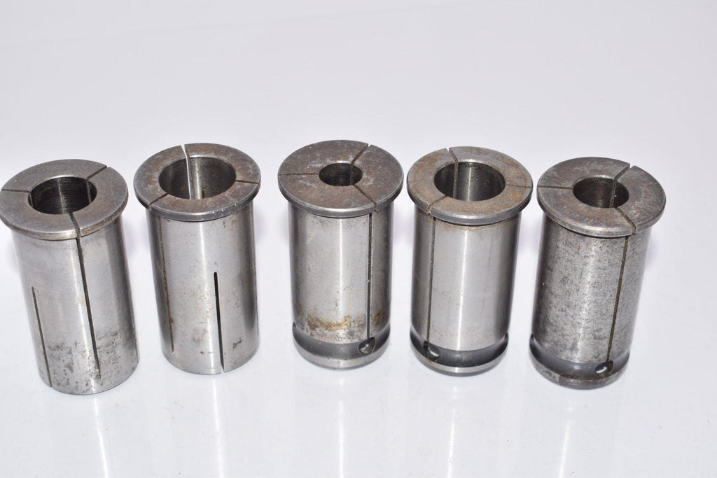 Mixed Lot of 5 Milling Chuck Collets,Machinist Tooling, CNC