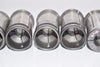 Mixed Lot of 5 Straight Collets Milling Chuck Collets, Mixed Sizes, Machinist Tooling Milling
