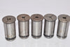 Mixed Lot of 5 Straight Collets Milling Chuck Mixed Sizes, Machinist Tooling