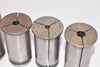 Mixed Lot of 5 Straight Collets Milling Chuck Mixed Sizes, Machinist Tooling