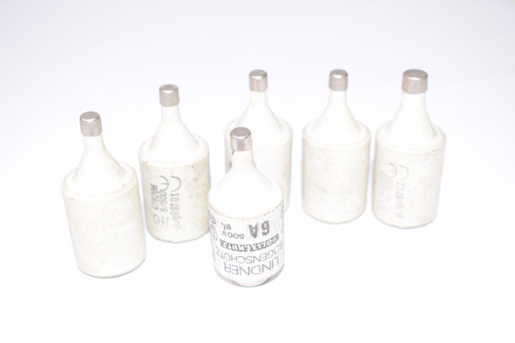 Mixed lot of 6 Bottle Fuses, Lindner, Mixed Brand