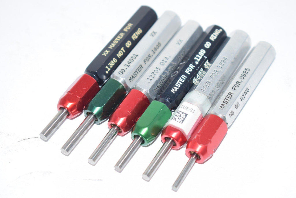 Mixed Lot of 6 PMC Industries & Others Go NO Go Smooth Pin Gage Check Plug