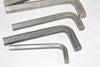 Mixed Lot of 8 Heavy-Duty Machinist Hex Key Allen Wrenches 3/4''