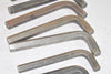 Mixed Lot of 8 Heavy-Duty Machinist Hex Key Allen Wrenches 3/4''