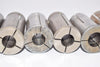 Mixed Lot of 8 Milling Chuck Collets, Machinist Tooling, CNC