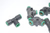 Mixed lot of 8 NEW Parker Prestolok Fittings Tee & 90 deg.
