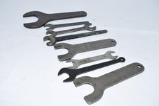 Mixed Lot of 8 Open Ended Wrench Spanner Machinist