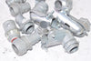 Mixed Lot of Conduit Connector Fittings, Clamps, Mixed Sizes