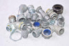 Mixed Lot of Conduit Fittings, Connectors, Couplers, Mixed Sizes