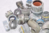 Mixed Lot of Conduit Fittings, Connectors, Elbows, Mixed Sizes