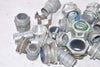 Mixed Lot of Conduit Fittings, Couplers, Connectors, Mixed Sizes