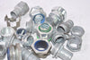 Mixed Lot of Conduit Fittings, Couplers, Connectors, Mixed Sizes