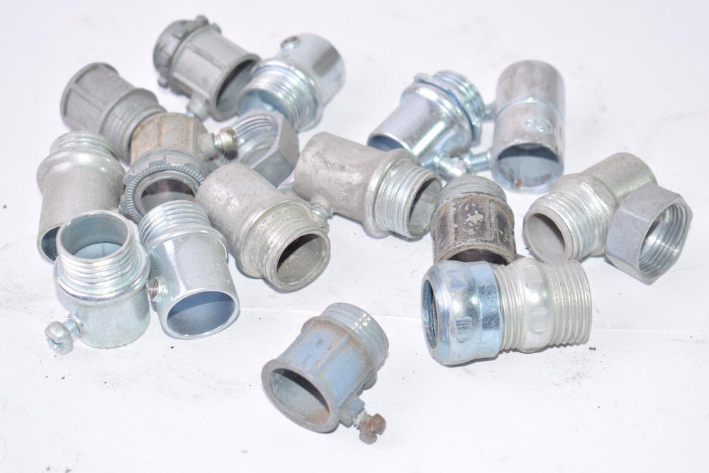 Mixed lot of HALEX Set Screw Couplings EMT, Clamps, Mixed Sizes