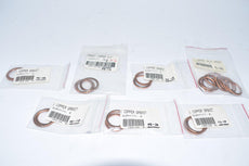 Mixed Lot of NEW 1'' & 3/4'' Copper Valve Gaskets