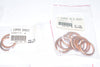 Mixed Lot of NEW 1'' & 3/4'' Copper Valve Gaskets