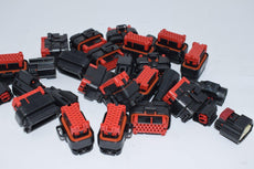 Mixed Lot of NEW AMP Connector Kit Qwikdata Plug Assy Harness Multi-Connector