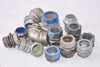 Mixed Lot of Threaded Conduit Connector Fittings, Mixed Sizes