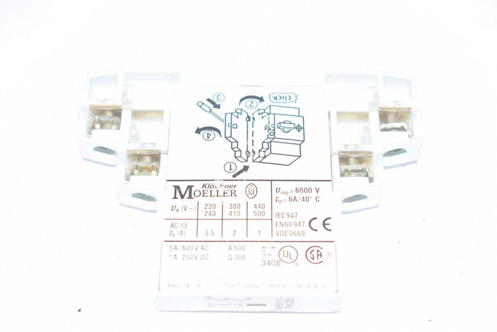 Moeller NHI11-PKZ0 Auxiliary Contactor