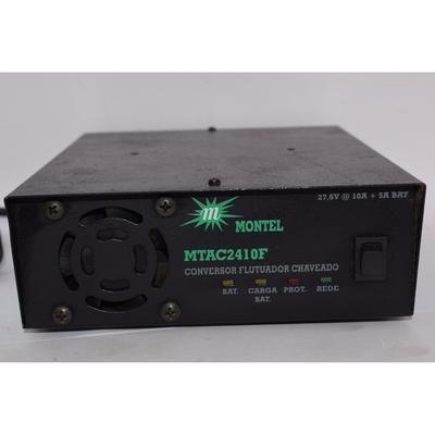 MONTEL Fonte Mesa 26,8Vcc / 10A (16A pico) / bat 6A MTAC2410F