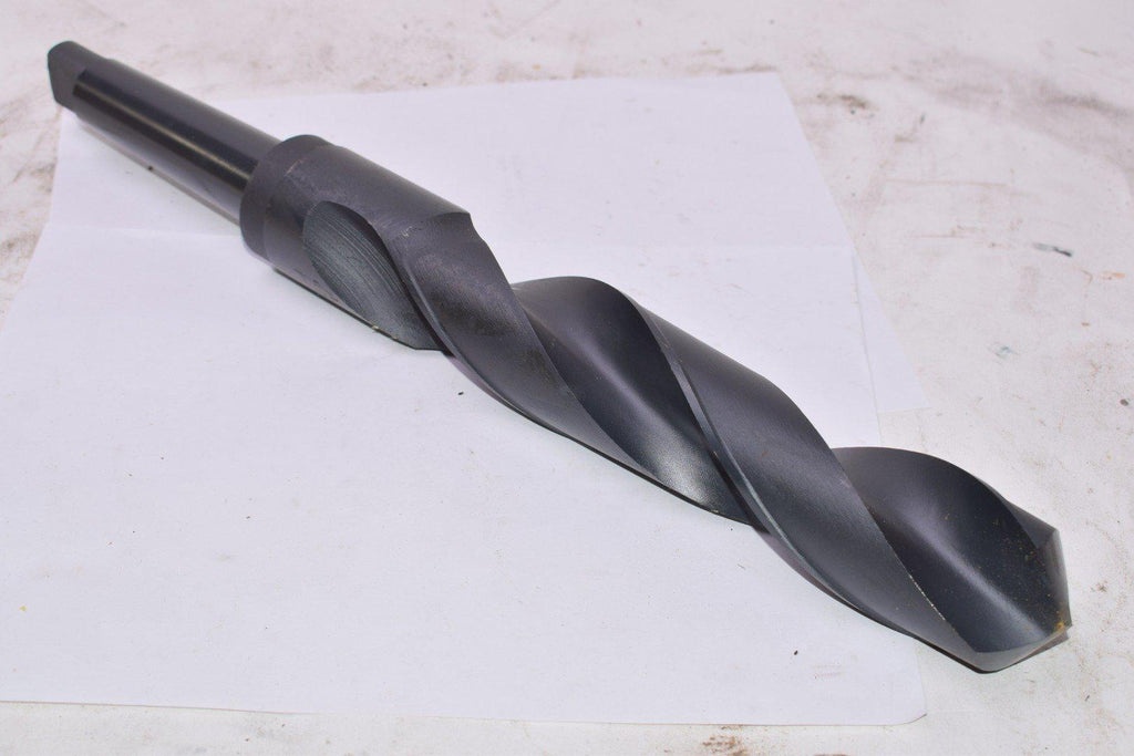 NEW 1-27/32'' #4 Morse Taper Shank Drill Bit, 16-1/2'' OAL x 1'' Shank