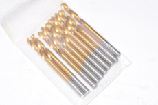 NEW 10 Piece Set of NEW High Speed Steel 9/64'' Straight Shank Twist Drill Bits