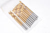 NEW 10 Piece Set of NEW High Speed Steel 9/64'' Straight Shank Twist Drill Bits