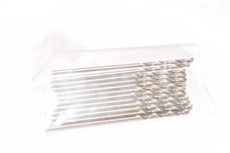 NEW 12 Piece Set of Size #55 Straight Shank Twist Head Drill Bits - Bright Finish