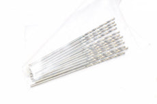 NEW 12 Piece Set of Size# 57 High Speed Steel Straight Shank Twist Head Drill Bits