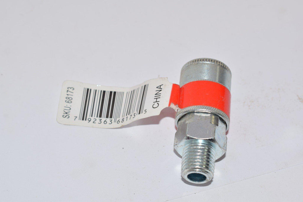 New 1/4 in. Male Steel Industrial Coupler 68173