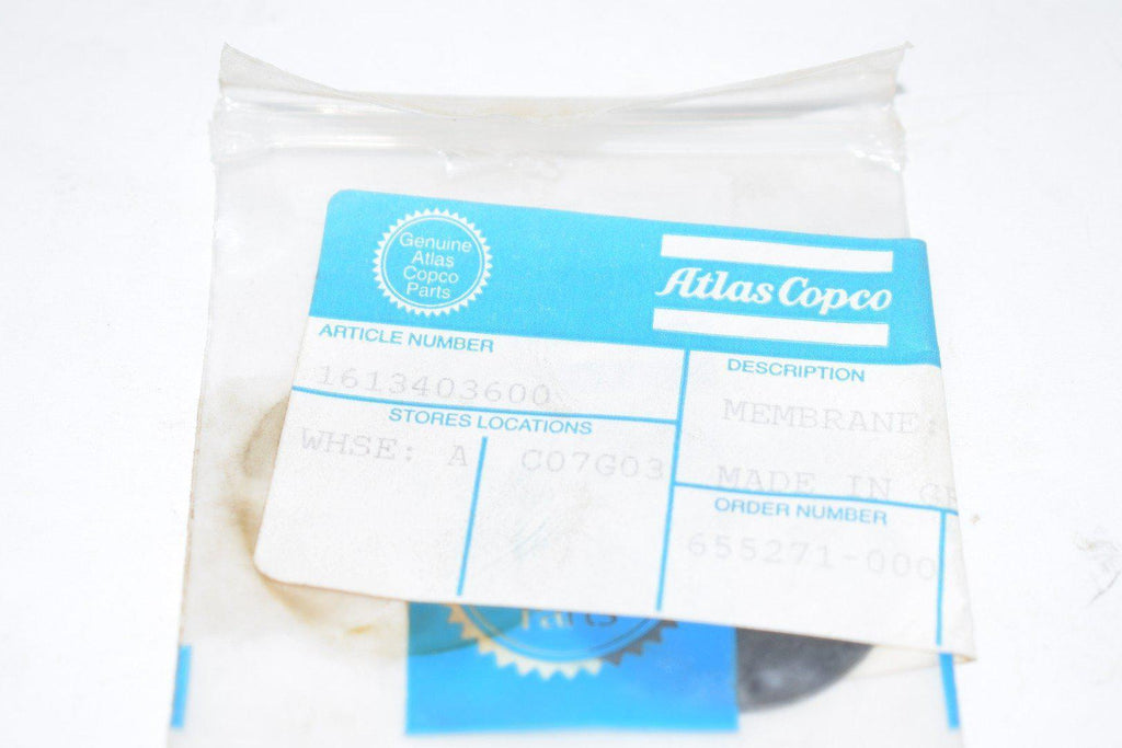 NEW 1613-4036-00 MEMBRANE:INLET VALVE (OEM) Atlas Copco