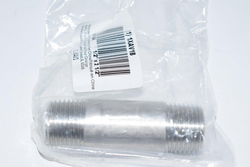 NEW 713-025SGR 1XAV1 1/2'' x 2-1/2'' 304 Stainless Steel Nipple, Pipe Schedule 40