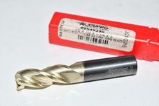 NEW ACCUPRO 35050020090C5 Corner Radius End Mill: 1/2? Dia, 1-1/4? LOC, 0.09? Radius, 3 Flutes, Solid Carbide