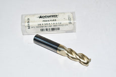 NEW ACCUPRO 70217153 Carbide Corner Radius End Mill 3/8 x 3/8 x 1 x 2-1/2
