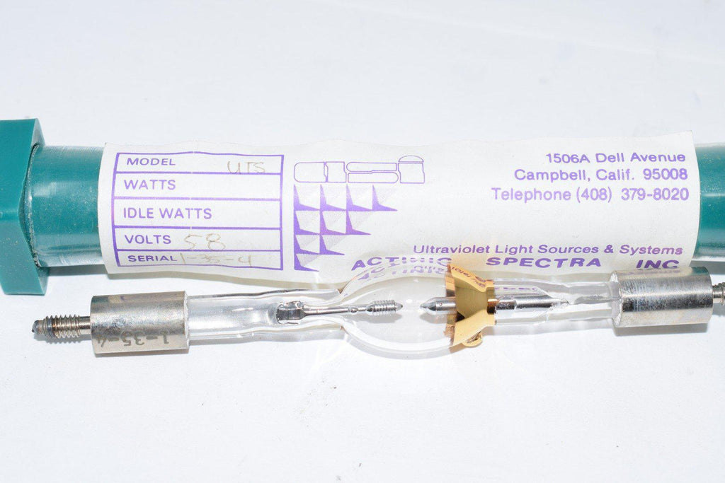 NEW ACTINIC SPECTRA Model UTS 58 Volts Ultraviolet Light Sources Lamp Mercury Vapor