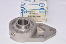 NEW AMI Bearings MUCFB205 25MM Set Screw Locking 3 Bolt Flange Bracket Unit