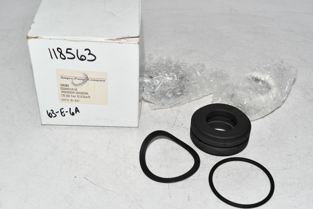 NEW Ampco GS2600128-SC Double Mechanical Seal Kit, LC/LD Series (Seal #735)