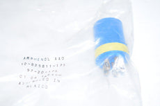 NEW Amphenol 97-20-17S Contact, Industrial Insert Socket, 6-C, Solder, Sz 20, 97 Series
