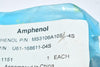 NEW Amphenol MS3106A10SL-4S Connector metal circular str plug solidbkshl size 10sl 2 #16 solder socket cont