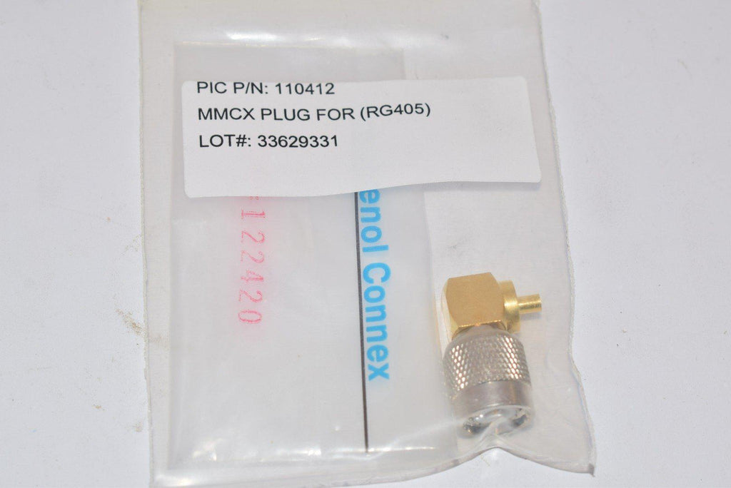NEW Amphenol RF 122420 RF Connectors / Coaxial Connectors TNC R/A PLUG SOLDER .085 SEMI RIGID